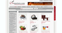 Desktop Screenshot of findexporters.com